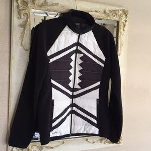 Ralph Lauren Active jacket. Black/cream. Size M